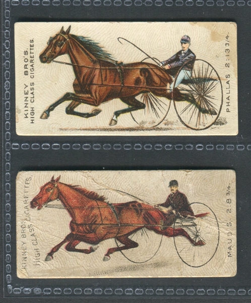N231 Kinney Cigarettes Famous Trotters Lot of (2) Cards