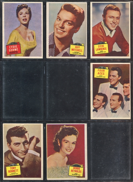 1957 Topps Hit Stars Partial Set (69/88)