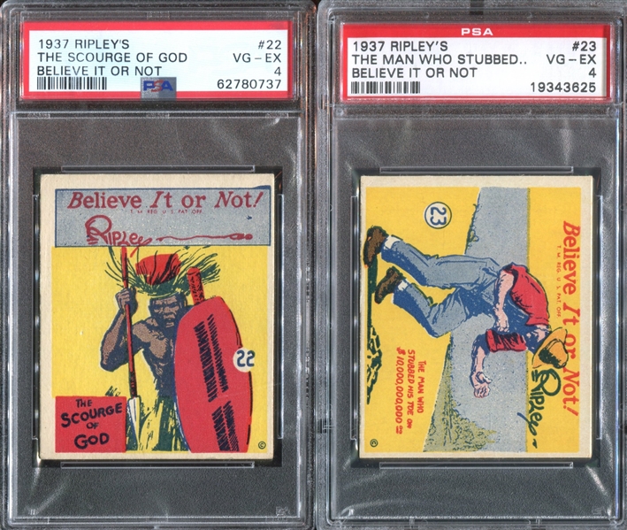 R21 Wolverine Gum Believe it or Not PSA-Graded Near Low Series Set (20/24) Cards