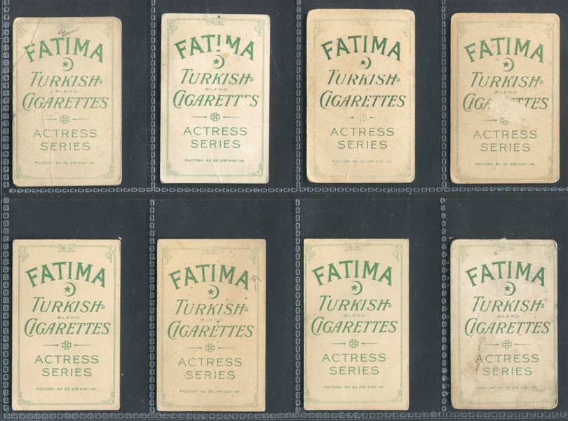 T27 Fatima Actresses Lot of (79) Cards