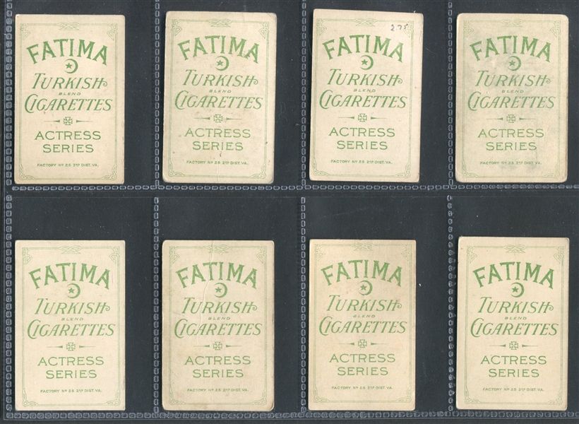 T27 Fatima Actresses Lot of (79) Cards