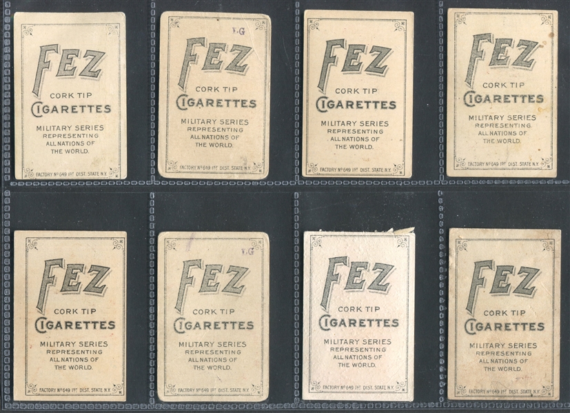 T79 Fez Cigarettes Military Series Lot of (37) Cards