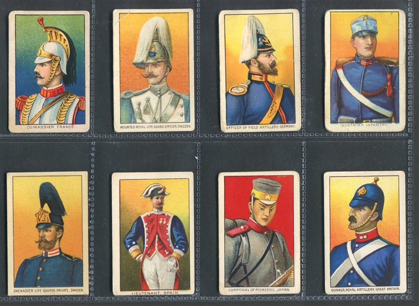 T79 Fez Cigarettes Military Series Lot of (37) Cards