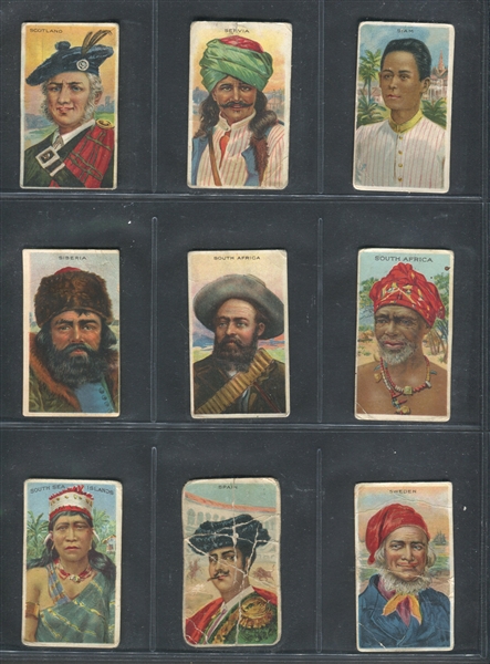 T113 Types of Nations Mixed Back Complete Set of (50) Cards