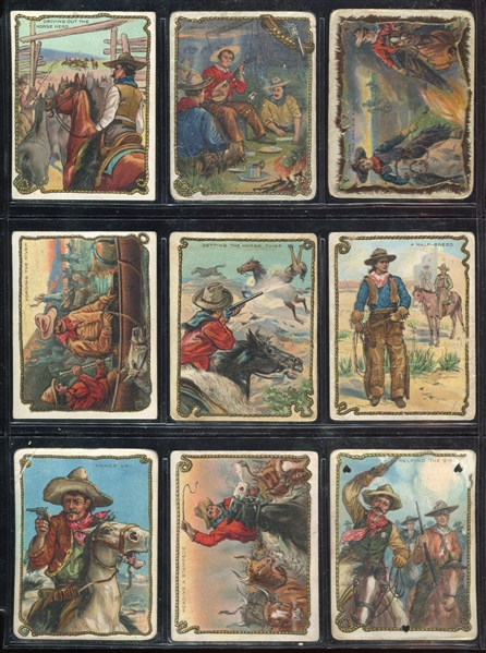 T53 Hassan Cigarettes Cowboy Series Complete Set of (49) Cards