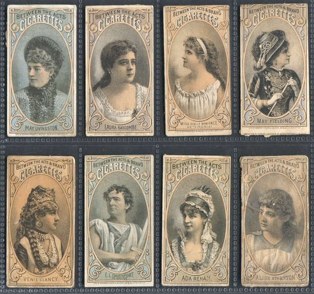 N342 Hall's Between the Acts Actresses Lot of (11) Cards