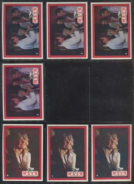1982 Donruss “M.A.S.H” complete 242-card set with all variations NM-MT