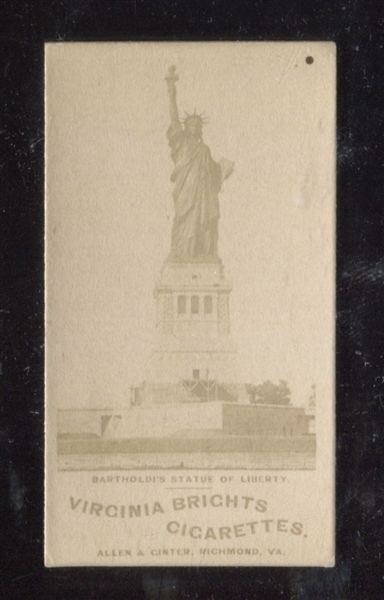 N53 Allen & Ginter Views Statue of Liberty TOUGH Type Card