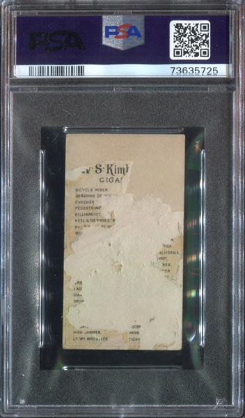 N184 Kimball Champions of Games and Sports Lot of (2) PSA-Graded Cards