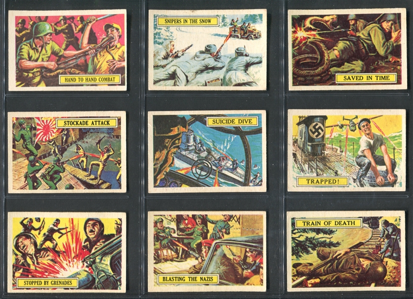 1966 A. & B.C. Battle Complete Set of (73) Cards