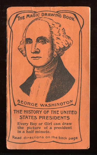 Lot of (3) George Washington Items With Magic Drawing Book