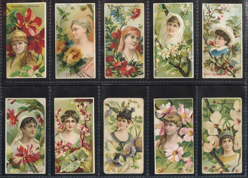 N75 Duke Cigarettes Floral Beauties Lot of (20) Cards