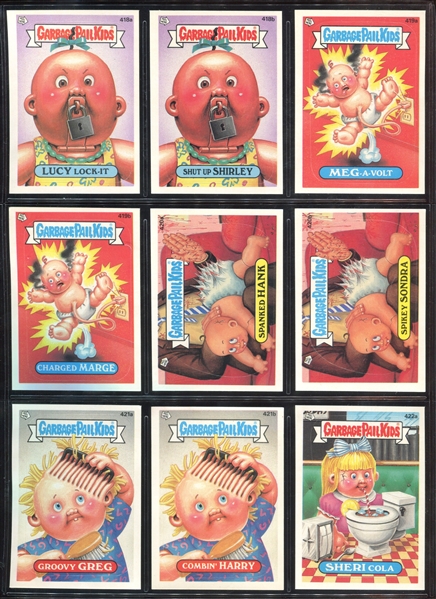 1985 Topps Garbage Pail Kids Series 11 Complete Set of (84) Cards