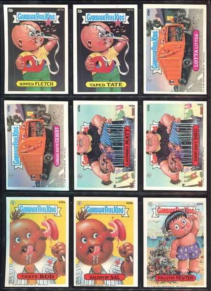 1985 Topps Garbage Pail Kids Series 11 Complete Set of (84) Cards