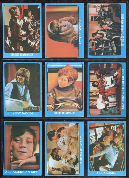 1971 Topps Partridge Family Blue Series II Complete Set of (55) Cards