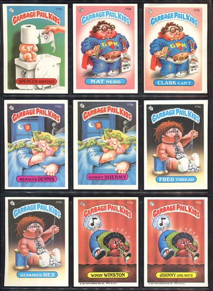 1985 Topps Garbage Pail Kids Series 5 Complete Set of (80) Cards