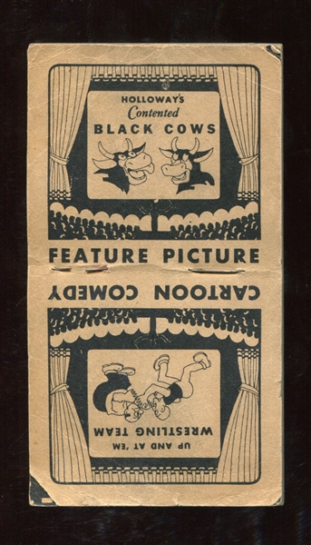 AMAZING Holloway Four-Sided Flip Book With Black Cows