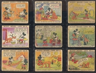 R89 Gum Inc Mickey Mouse Complete Set of (96) Cards and Wrapper