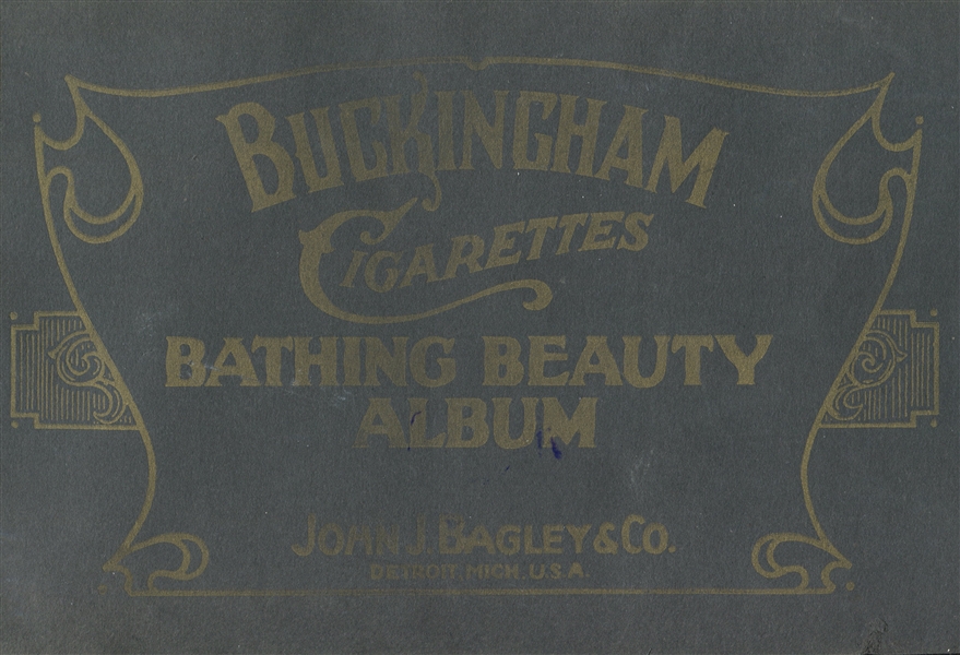 A-UNC Buckingham Cigarettes Bathing Beauty Album (T124 Counterpart)
