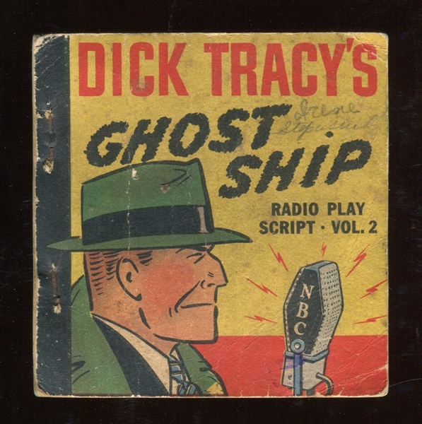 Vintage Dick Tracy Premium Book - Dick Tracy's Ghost Ship