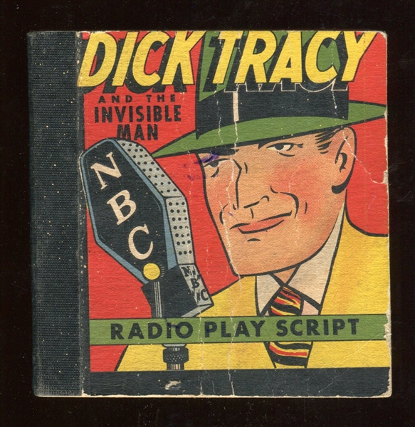 Vintage Dick Tracy Premium Book - Dick Tracy and the Invisible Man