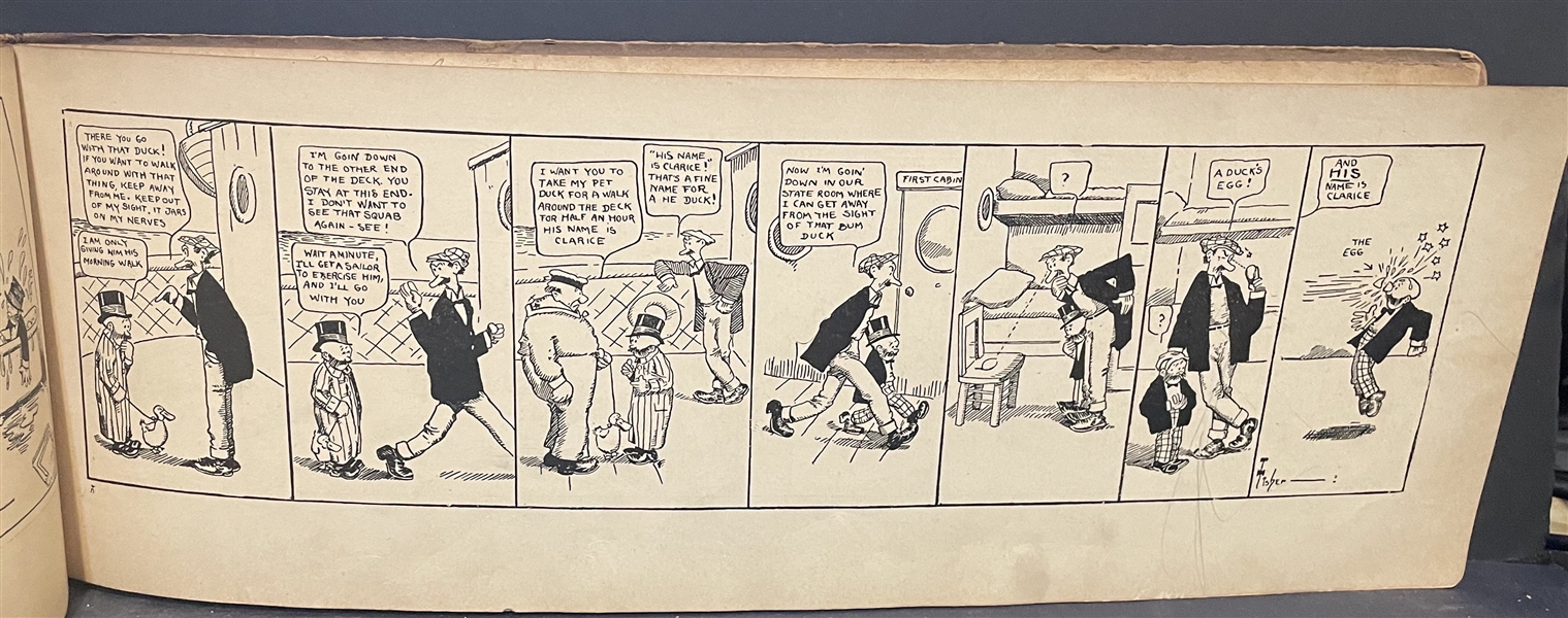 Very Early Mutt & Jeff Comic Strip Book