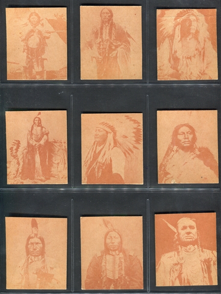 R184-2 W.S. Corp Indian Chiefs Near Complete Set (20/24) 
