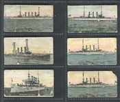 T39 Booker Burley Cubs Battleships Lot of (6) Cards