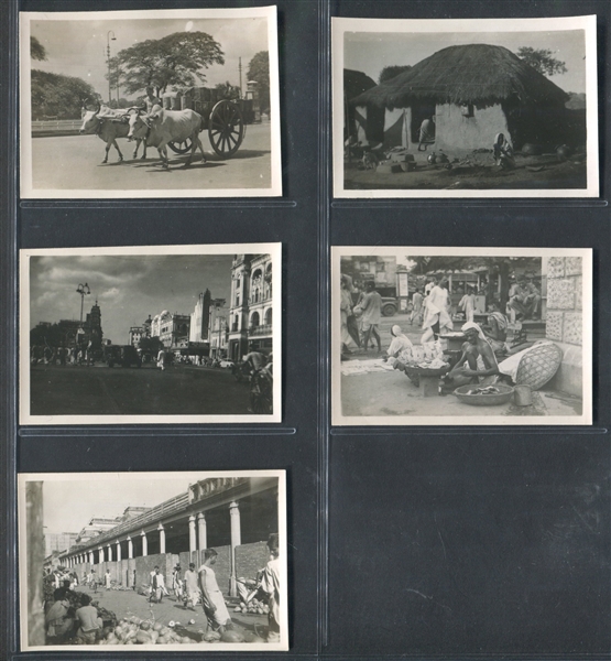 Vintage Calcutta Views Set of (12) Photos and (5) Extra