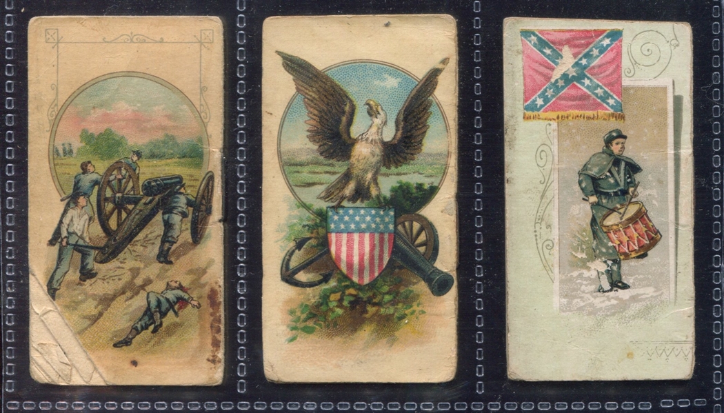 N78 Duke Cigarettes Civil War Generals Lot of (3) Booklets
