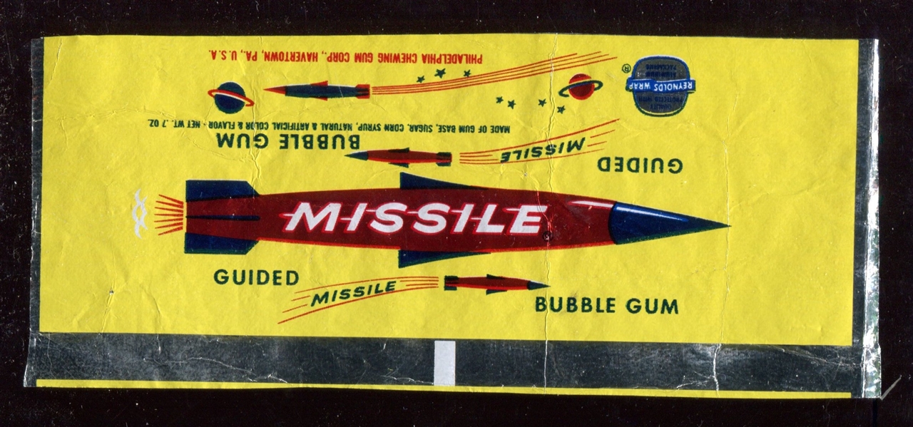 R788-3 Philadelphia Gum Missile Gum Wrapper #58 Oil Tankers in the Sky