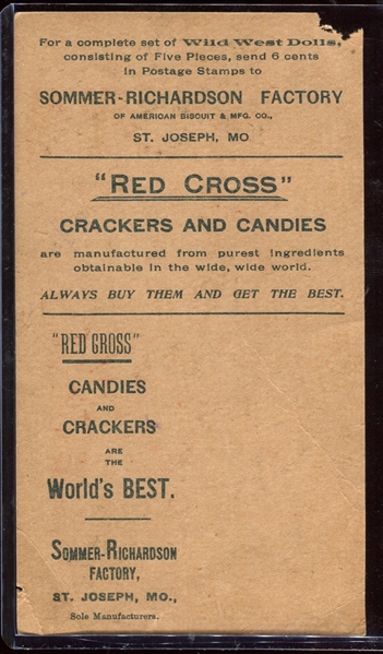 D-UNC Red Cross Crackers and Candies Wild West Doll Mexican Joe