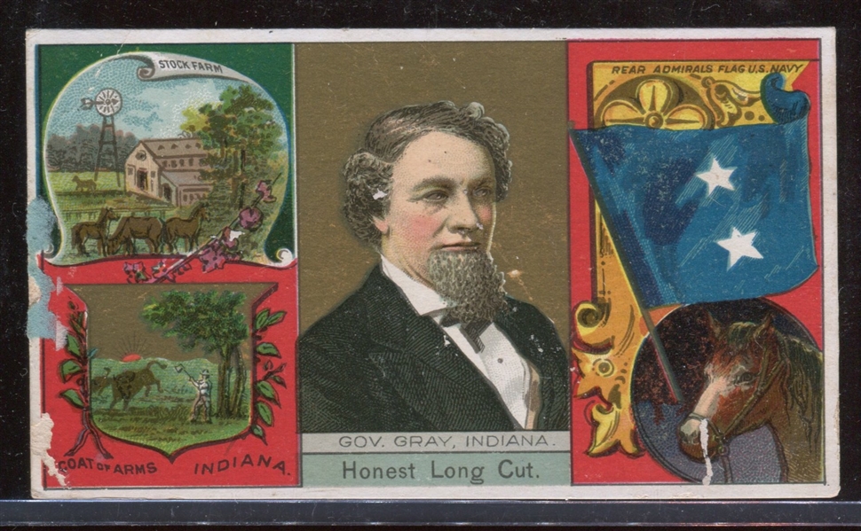 N133 Duke Honest Long Cut Governors - Indiana Type Card