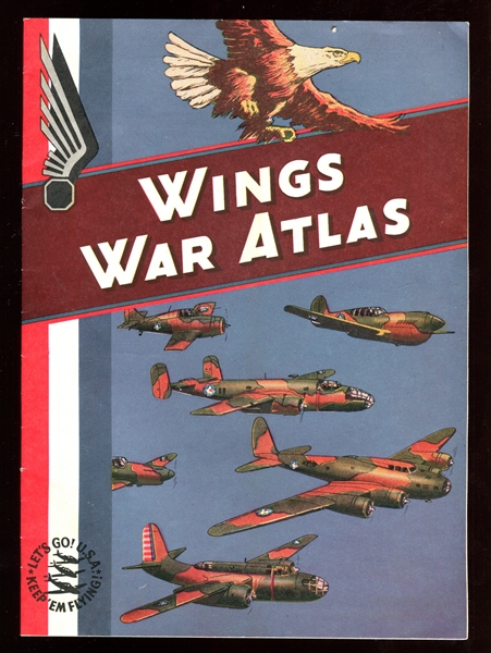 T87 Wings Cigarettes War Atlas Album With Original Mailing Envelope