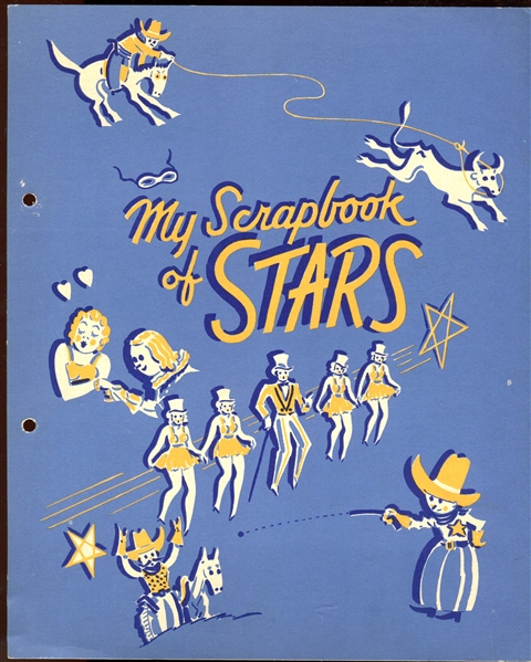 F5-5 Dixie Lids Scrapbook of Stars Complete Set of (26) Panels