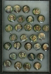 1920s Bastian Brothers Presidents Pinbacks Lot of (30)