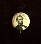 PE7-15 American Pepsin/Whitehead Hoag Presidents Pin - Abraham Lincoln