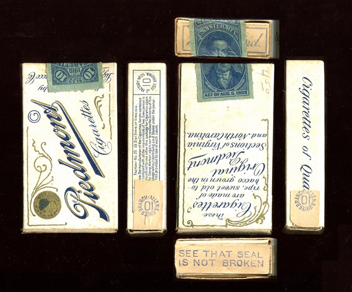 1910's Piedmont Tobacco Slide and Shell Tobacco Pack 