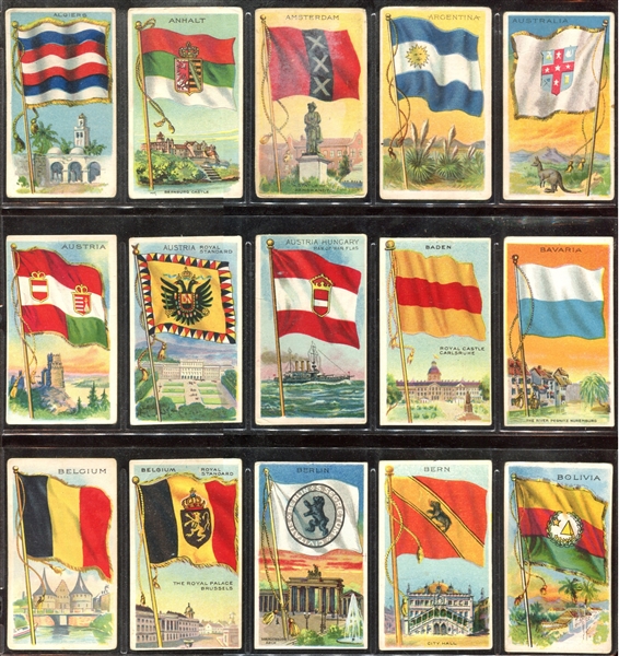 T59 Mixed Back Flag Series Complete Set of (200) Cards