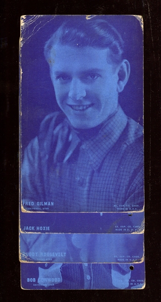 1920's Dark Blue Tint Movie Stars Lot of (14) Cards