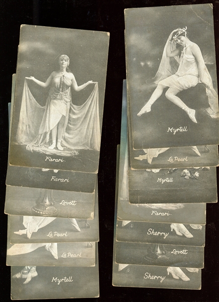 1920's Exhibit-Like Beauties Cards Lot of (19)