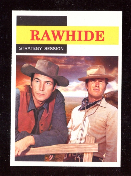 1958 Topps “TV Westerns” #78 Clint Eastwood Eric Fleming Rawhide NM-MT ***LEMKE CARD***