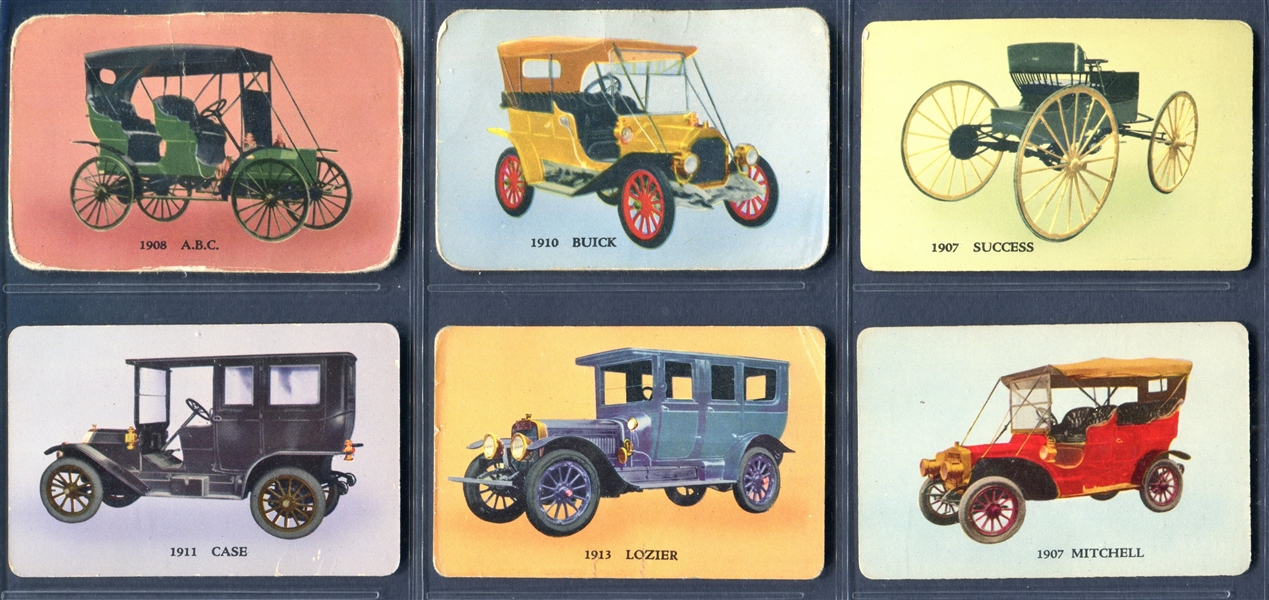 UO5 Signal Oil Antique Autos Near Set of (41/63) Card Plus Sample Card