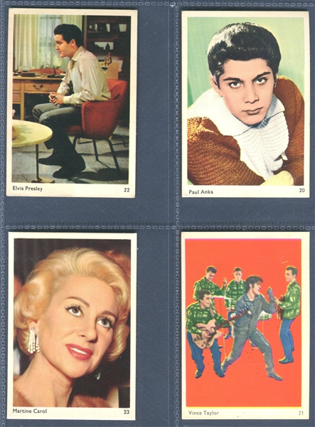 1960 Leaf Movie Stars Lot of (XX) Cards