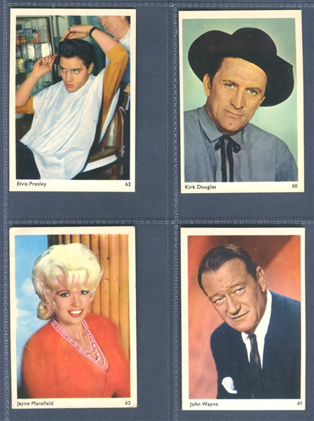 1960 Leaf Movie Stars Lot of (XX) Cards