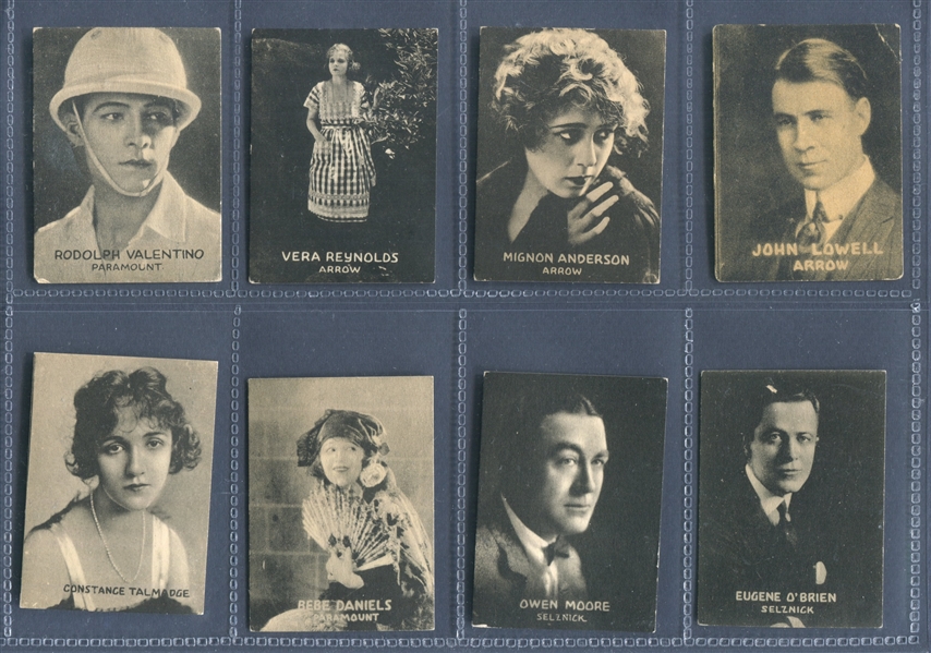1920's Susini (Cuba) Actor/Actress Lot of (182) Cards with Houdini and More