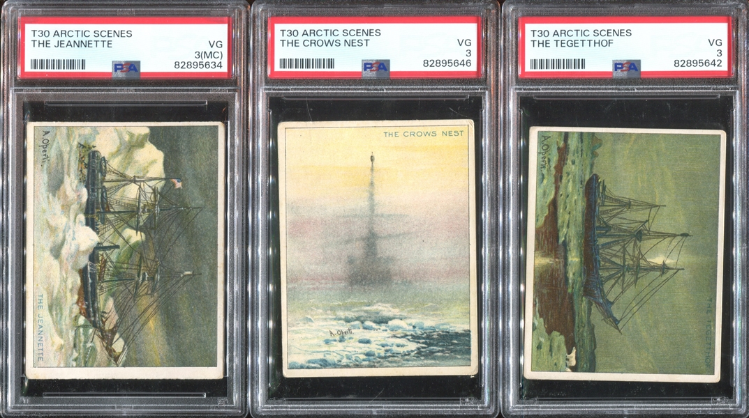 T30 Hassan Arctic Series Lot of (10) PSA-Graded Cards