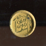 Fantastic Old Gold Cigarettes Tin Lithographed Advertising "Disc"