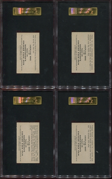 R5 Wischmann's Gum Aeroplane Complete Set of (25) Cards