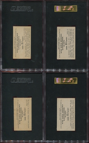 R5 Wischmann's Gum Aeroplane Complete Set of (25) Cards